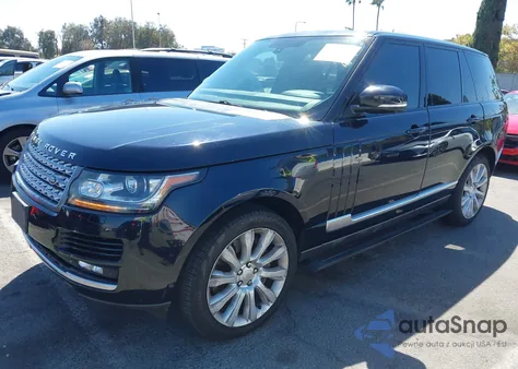 2014 Land Rover Range Rover 5.0L V8 Supercharged/5.0L V8 Supercharged Ebony Edition z USA, uszkodzony, nr VIN SALGS2EF6EA140646